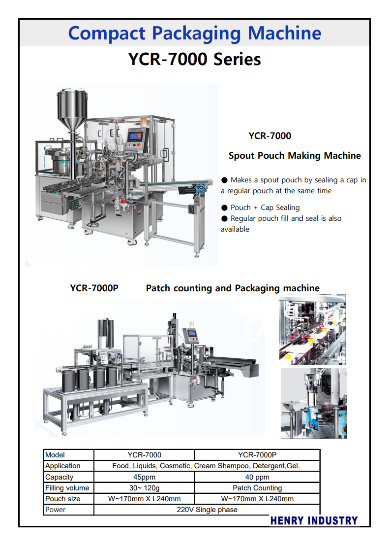 Rotary Pouch Fill Seal Machine